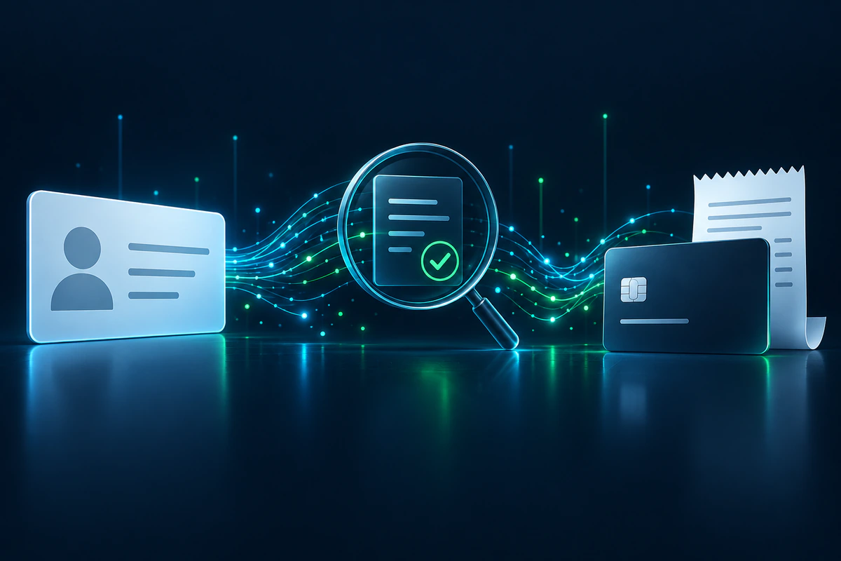 Separate visual evidence for account data, online activity, and payment information