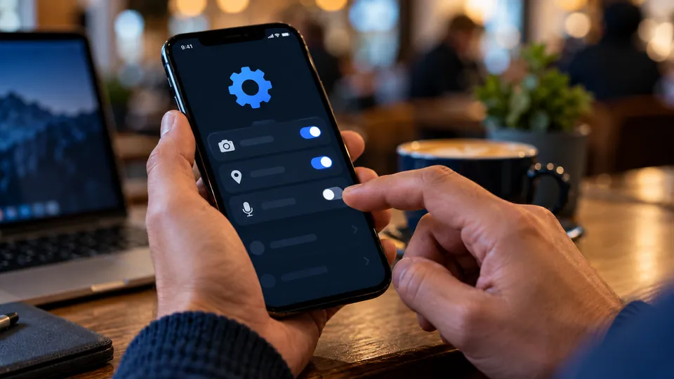 Inspecting permissions before installing a mobile app