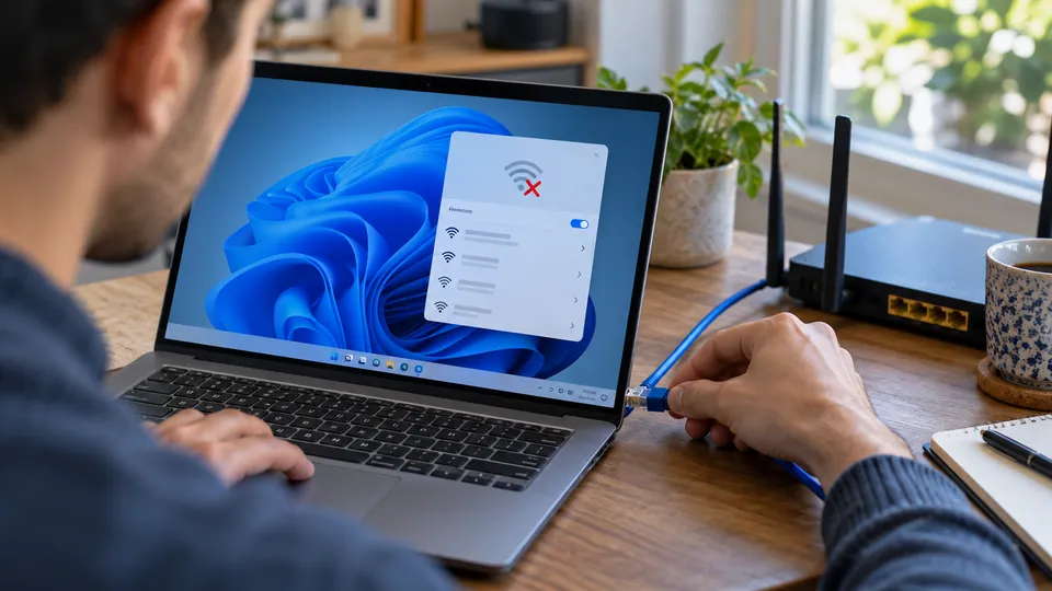 Diagnosing a disconnected Windows laptop