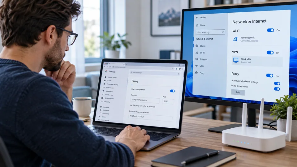 Checking browser and network settings