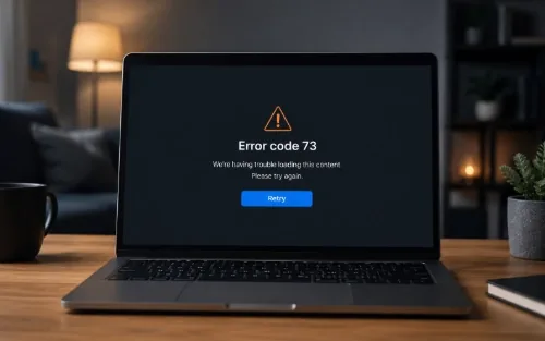 Disney Plus Error 73 shown when a VPN or location issue is detected