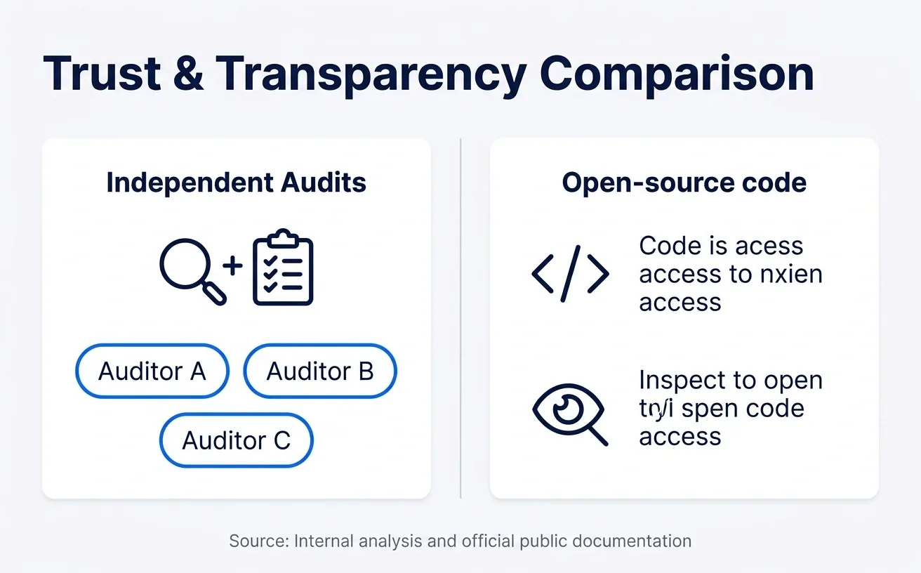 NordVPN vs Proton VPN audit and open-source transparency comparison